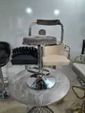 صندلی اپن کانترجزیره بار مدل زیمر پشت دار کروم