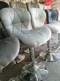 صندلی جزیره اشپزخانه اپن بار کانترمدل زین اسبی فورتیک پارچه