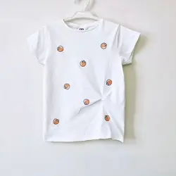 تی شرت دخترانه zara طرح لیمو