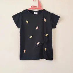 تی شرت دخترانه zara طرح بستنی