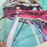 تی شرت دخترانه اچ اند ام طرح سگ و گربه(کات لیبل)