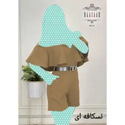 سرهمی اورال‌ مجلسی کرپ مازراتی وارداتی عالی همراه کمربند فری ۳۶ تا ۴۲ تن شیک