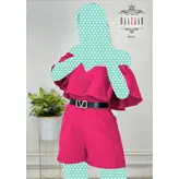 سرهمی اورال‌ مجلسی کرپ مازراتی وارداتی عالی همراه کمربند فری ۳۶ تا ۴۲ تن شیک