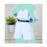 سرهمی اورال‌ مجلسی کرپ مازراتی وارداتی عالی همراه کمربند فری ۳۶ تا ۴۲ تن شیک