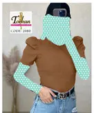 بادی آستین کوتاه آستین چیندار فانریپ‌کبریتی عالی فری ۳۸ تا ۴۲ تن شیک