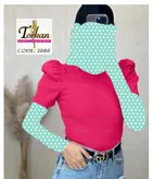 بادی آستین کوتاه آستین چیندار فانریپ‌کبریتی عالی فری ۳۸ تا ۴۲ تن شیک