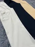 شلوار کارگو کتان بنگال فوق العاده عالی دمپا گتردار ۴ جیب قد ۱۰۵ تن شیک