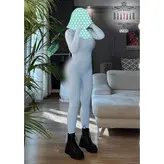 سرهمی اورال یقه خشتی فینگری فانریپ کبریتی قد 145 فری 38 تا 44 تن شیک