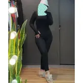 سرهمی اورال یقه خشتی فینگری فانریپ کبریتی قد 145 فری 38 تا 44 تن شیک