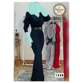 سرهمی اورال اوورال مجلسی کرپ غواصی همراه کمربند فری ۳۸ تا ۴۲ تن شیک