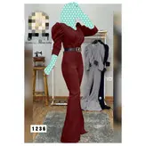 سرهمی اورال اوورال مجلسی کرپ غواصی همراه کمربند فری ۳۸ تا ۴۲ تن شیک