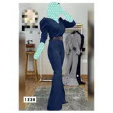 سرهمی اورال اوورال مجلسی کرپ غواصی همراه کمربند فری ۳۸ تا ۴۲ تن شیک