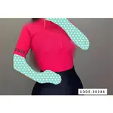بادی آستین کوتاه زیپ مخفی پارچه فانریپ فری سایز ۳۶ تا ۴۴