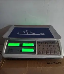 ترازو 40 کیلو فروشگاهی صفحه کلید استیل محک اصلی HD