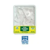 دیسک پرداخت بدون مرکز - تک رنگ - سفید -40 عددی - TOR VM