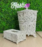 ست سطل وجادستمال کاغذی کینگ