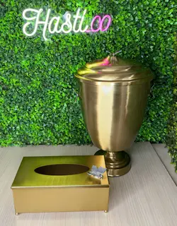 ست سطل وجادستمال کاغذی لوکس مدل ونوس