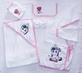 حوله نوزادی 5 تکه طرح یونیکورن