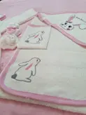 حوله نوزادی ۵ تکه طرح خرگوش