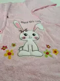حوله نوزادی ۵ تکه طرح خرگوش صورتی