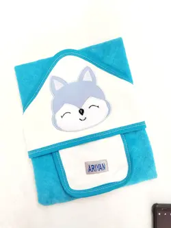 حوله نوزادی ۲ تکه طرح روباه