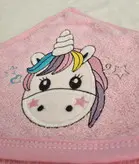 حوله نوزادی ۵ تکه طرح یونیکورن صورتی