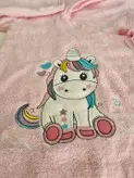 حوله نوزادی ۵ تکه طرح یونیکورن صورتی