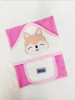 حوله نوزادی ۲ تکه طرح روباه