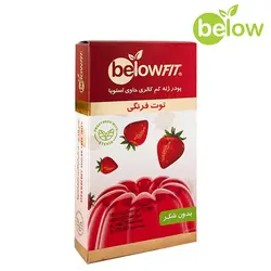 ژله بدون شکر با طعم توت فرنگی