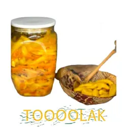 ترشی انبه سرکه ای بدون پوست مخصوص تولک