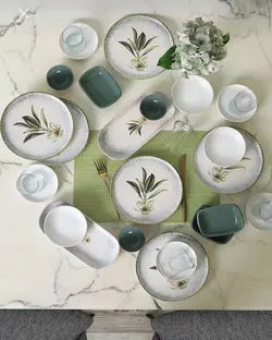 سرویس صبحانه خوری و پذیرایی6نفره کرامیکا ترکیه