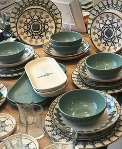 سرویس غذاخوری و صبحانه خوری طرح خاتم ترکیه