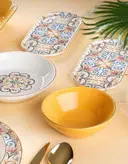 سرویس غذاخوری چینی لبه دار 27 پارچه اجار ترکیه