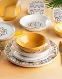 سرویس غذاخوری چینی لبه دار 27 پارچه اجار ترکیه