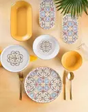 سرویس غذاخوری چینی لبه دار 27 پارچه اجار ترکیه