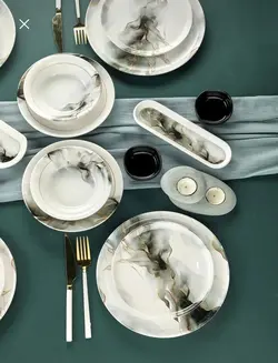 سرویس غذاخوری و صبحانه خوری 32پارچه 6نفره ترکیه