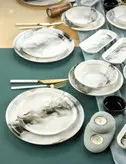 سرویس غذاخوری و صبحانه خوری 32پارچه 6نفره ترکیه