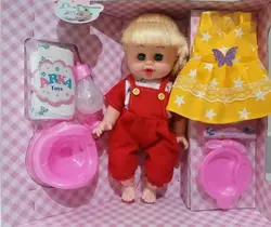 عروسک بیبی موزیکال چراغ دار قرمز