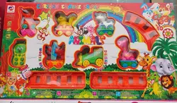 قطار حیوانات نشکن موزیکال چراغدار متوسط