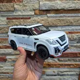 ماکت ماشین فلزی نیسان پاترول 2020 عقب کش 6 درب بازشو صداوچراغ دار برندچژی فله