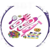 ست دخترانه 3 کاره با لوازم 279  🌟3 دستگاه بافت مو | مهره بافی | دستبند بافی