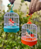 پرنده موزیکال سخنگو شارژی ضبط صدا اسباب بازی قفس بلبل طوطی آواز خوان مدل BIRD CAGE MUSICAL