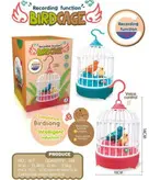 پرنده موزیکال سخنگو شارژی ضبط صدا اسباب بازی قفس بلبل طوطی آواز خوان مدل BIRD CAGE MUSICAL
