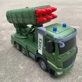 تریلی ارتشی کنترلی شارژی اسباب بازی