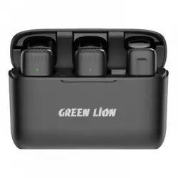 میکروفن یقه‌ای Green Lion مدل GN2WMICLGBK لایتنینگ