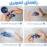 اسپینر پرنده شارژی - RGB دار مدل PTW