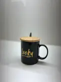 ماگ درب دار قاشق دار خارجی