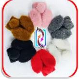 قاب خزدار خرگوشی پشمالو طرح عروسکی مناسب برای سامسونگ A20s