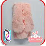 قاب خزدار خرگوشی پشمالو عروسکی مناسب برای گوشی موبایل شیاومی S21 FE