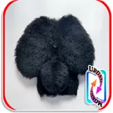 قاب خزدار خرگوشی پشمالو عروسکی مناسب برای گوشی موبایل شیاومی S21 FE